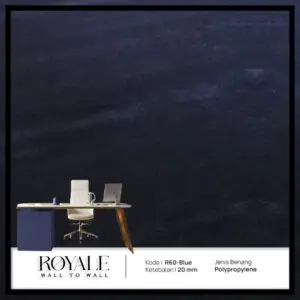 Royal wall to wall 60-Navy ( SISA POTONGAN KECIL - KECIL )