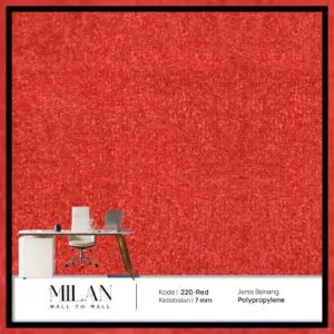 Milan wall to wall 220-Red