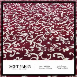 S.yaren wall to wall D0230A-Red