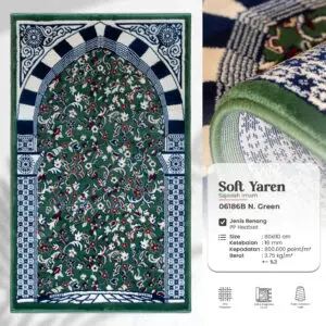 Soft yaren - 06186B - green