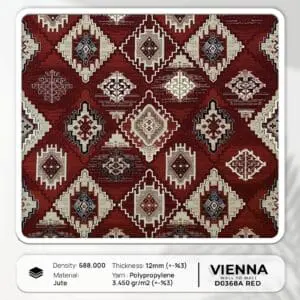 vienna wall to wall D0368A-Red