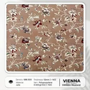 Vienna wall to wall D0366A-Mustard