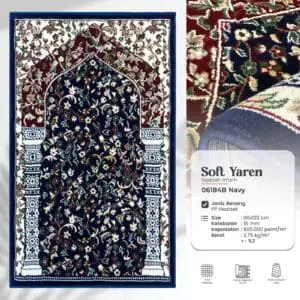 Soft yaren - 06184B - Navy