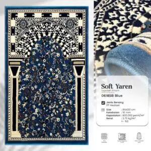 Soft yaren - 06185B - blue
