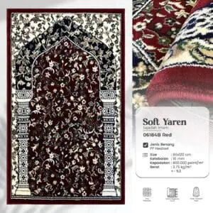 Soft yaren - 06184B - red