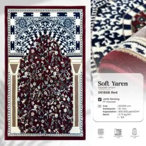 Soft yaren - 06185B - red