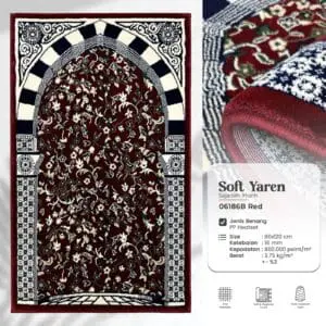 Soft yaren - 06186B - red
