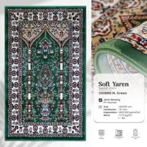 Soft yaren - D0189B - Green