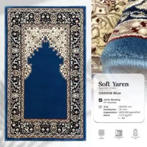 Soft yaren - D0300B - Blue