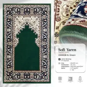Soft yaren - D0300B - Green