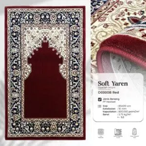 Soft yaren - D0300B - Red