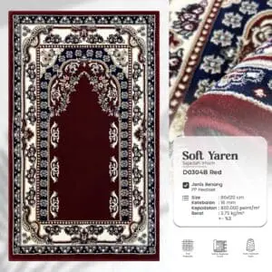 Soft yaren - D0304B - red