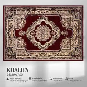 Khalifa 06189A - Red