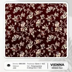 Vienna wall to wall D0366A-Red