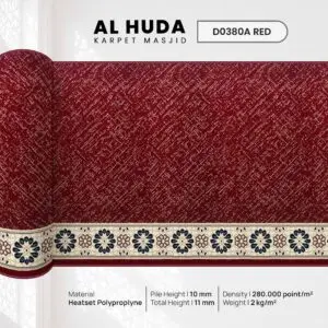 Al Huda -D0380A - Red