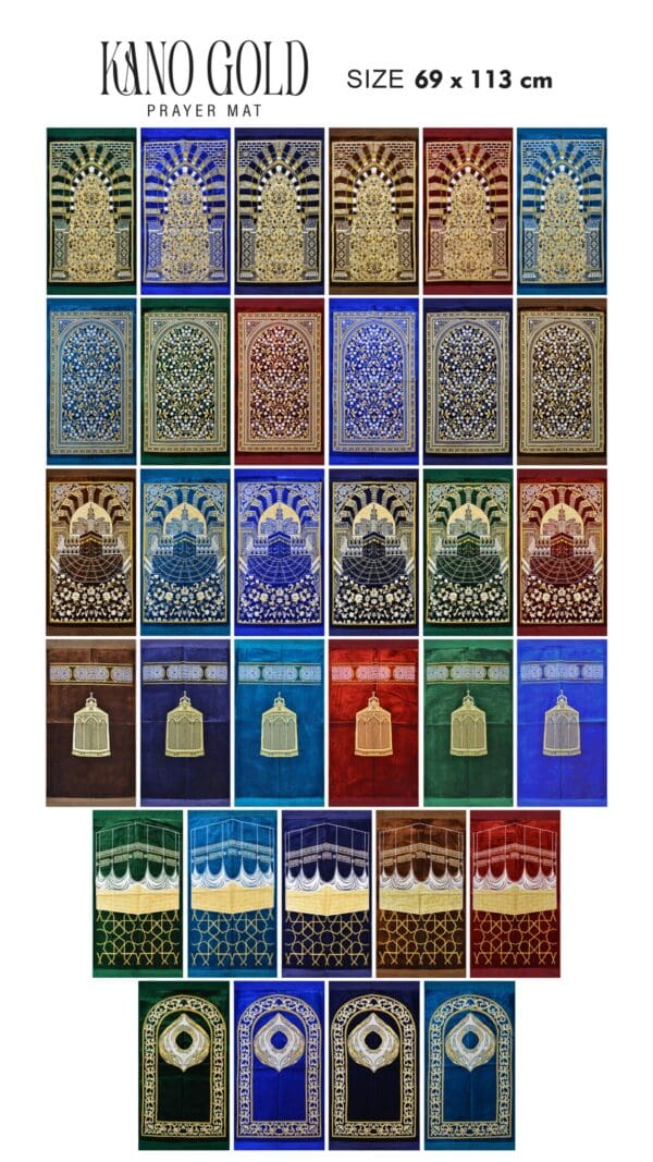 Sajadah kepala Kano Gold
